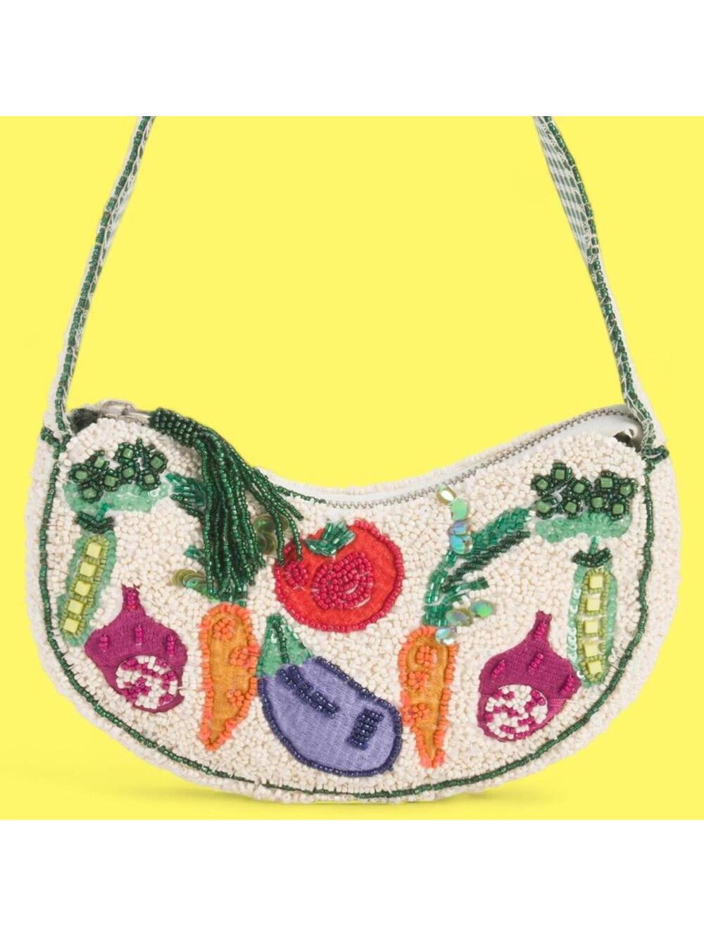 TikTok Viral Vegetable Garden Beaded Bag
